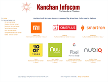 Tablet Screenshot of kanchaninfo.com